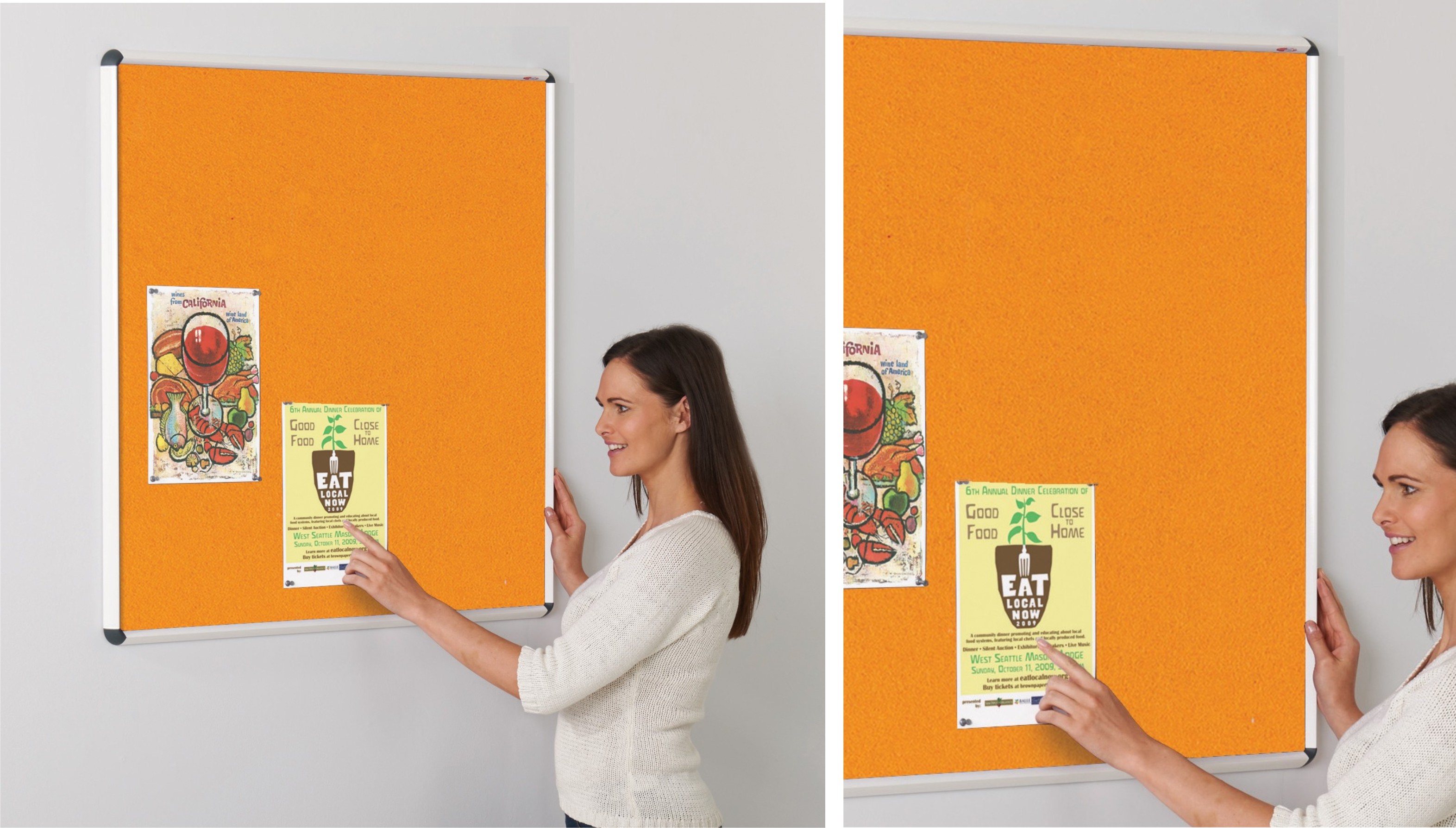 Shield ColourPlus Aluminium Framed Notice Boards Signs for Churches